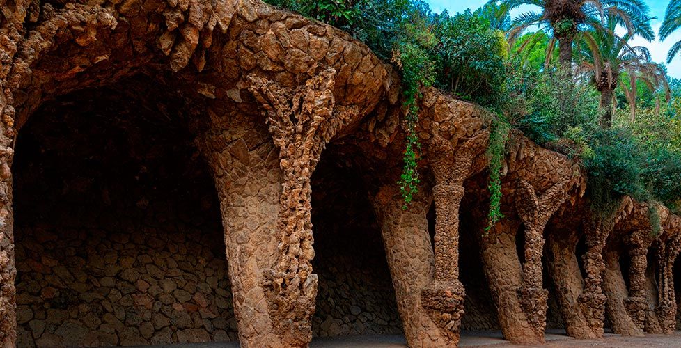arcos de piedra del parque