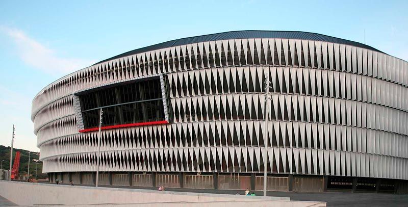 Panóramica estadio de San Mamés