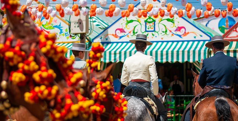 panorámica de momento de la feria de cordoba