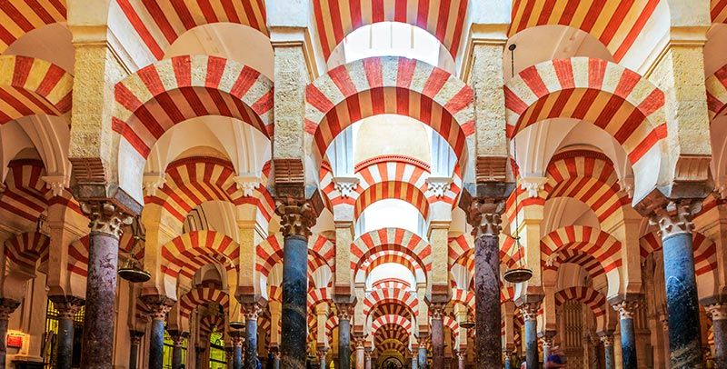 panorámica de la mezquita de córdoba 