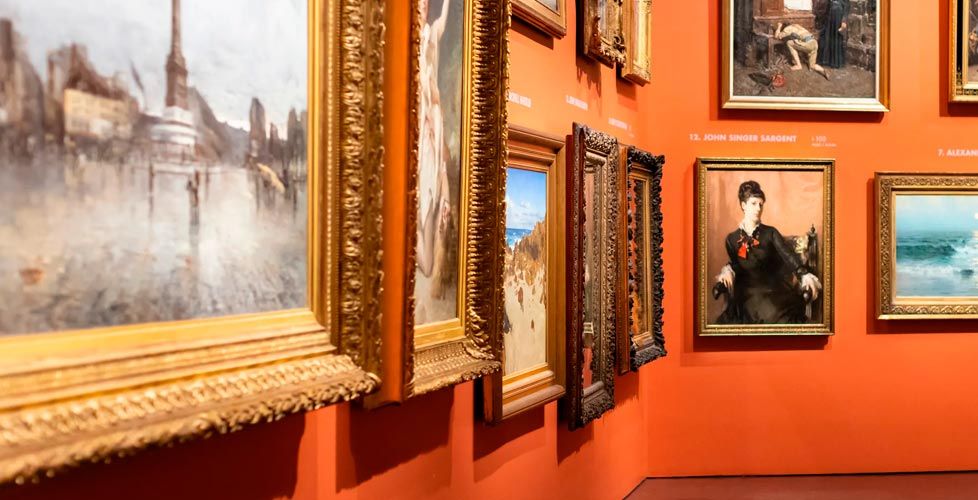 Galeria de imagenes del Interior del Museo del prado