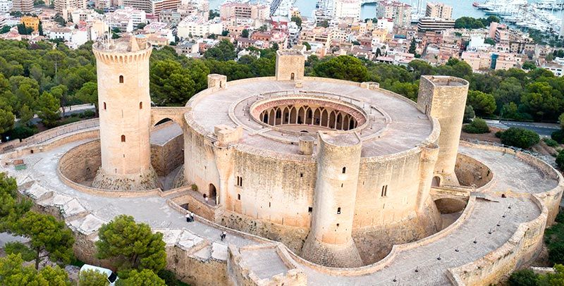 Panorámica del castillo de bellver