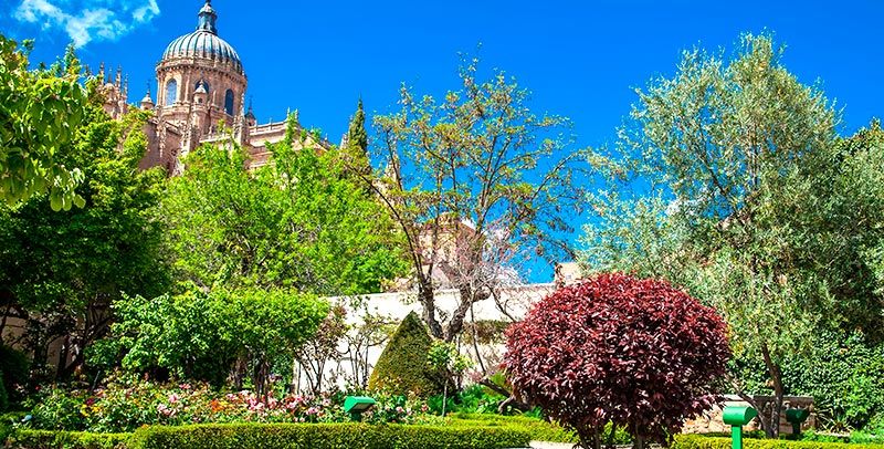Panorámica del huerto de calixto y melibea