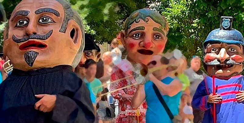 Panorámica de de la fiesta san juan de sahagún