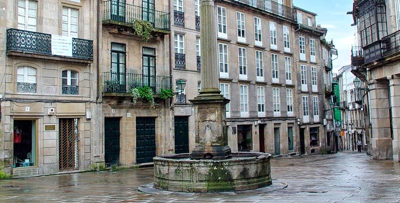 Panorámica de la plaza cervantes 