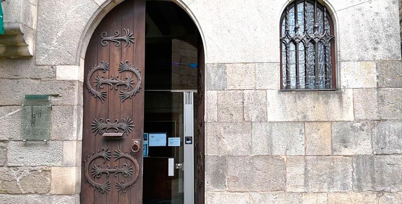 Panorámica de la casa gótica