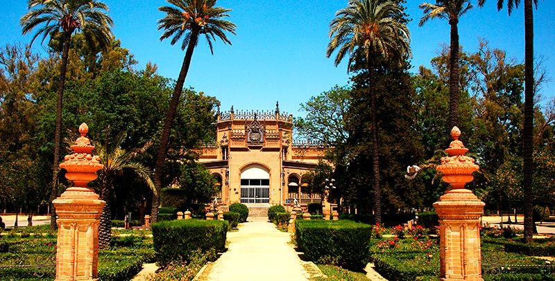 Panorámica del parque de maría luisa