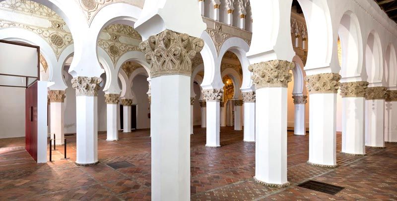 Panorámica de la sinagoga de santa maría la blanca