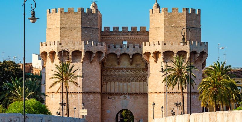 Panorámica de la torre de serranos 