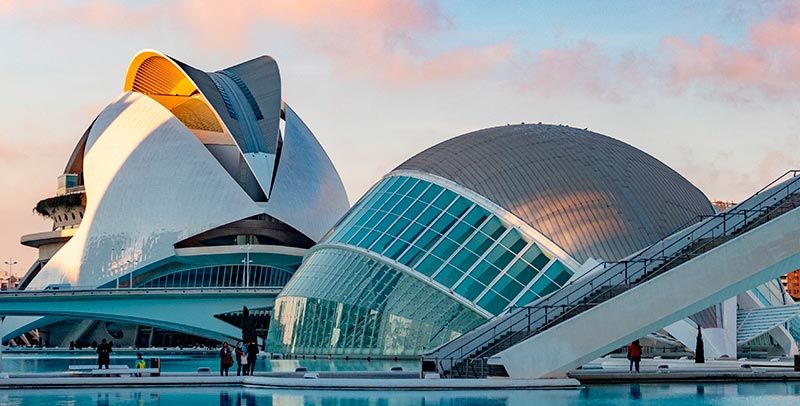 Panorámica de la ciudad de las artes y las ciencias